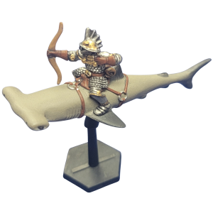 3116 Hammerhead Shark with Rider with Bow