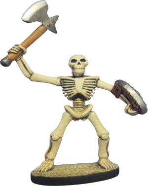 Skeleton with Axe & Shield