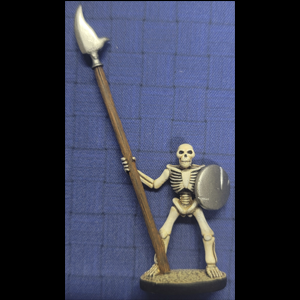 Skeleton with Pike