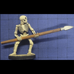 Skeleton thrusting Spear - Pike