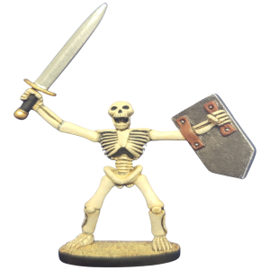 609 Skeleton Howling with Sword - Shield 1800
