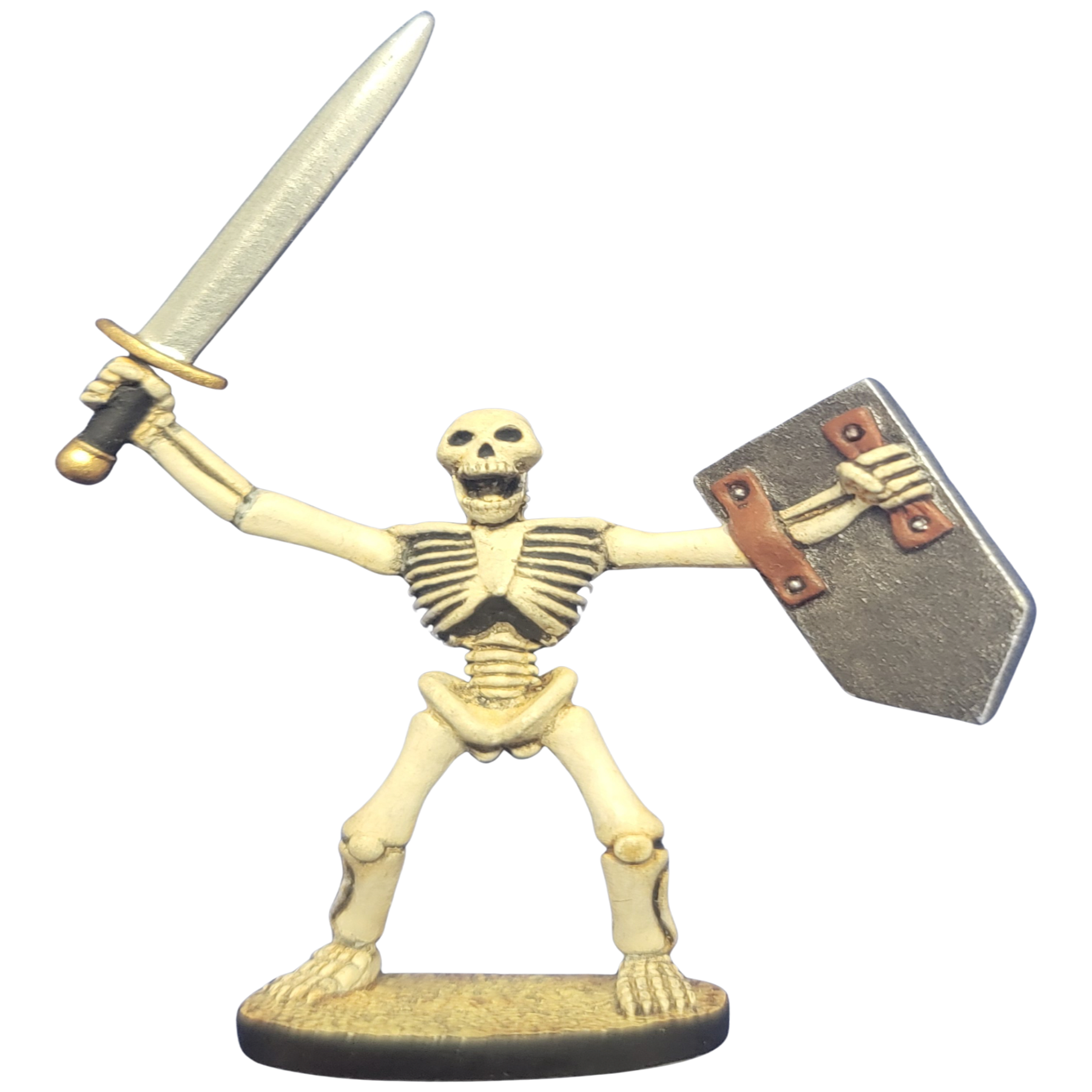 609 Skeleton Howling with Sword - Shield 1800