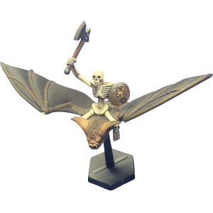 611 Vampire Bat w-Skeleton Rider Axe-Shield 1800