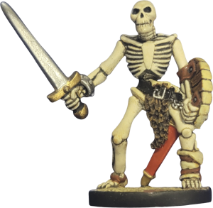 Skeleton of the North with Sword & Shield