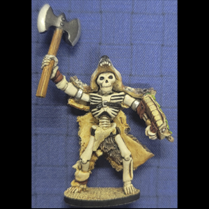 Skeleton of North Wolf Clan Axe and Shield