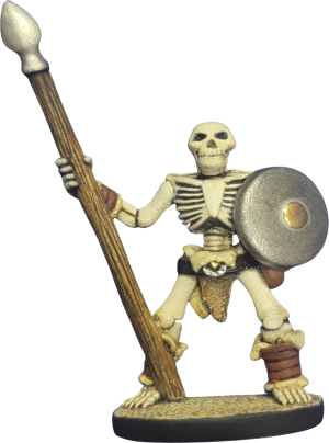 Skeleton of the North with Spear and Shield I