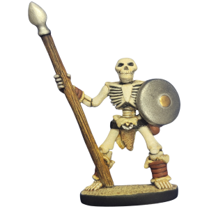 707 Skeleton of the North with Spear and Shield I 1800