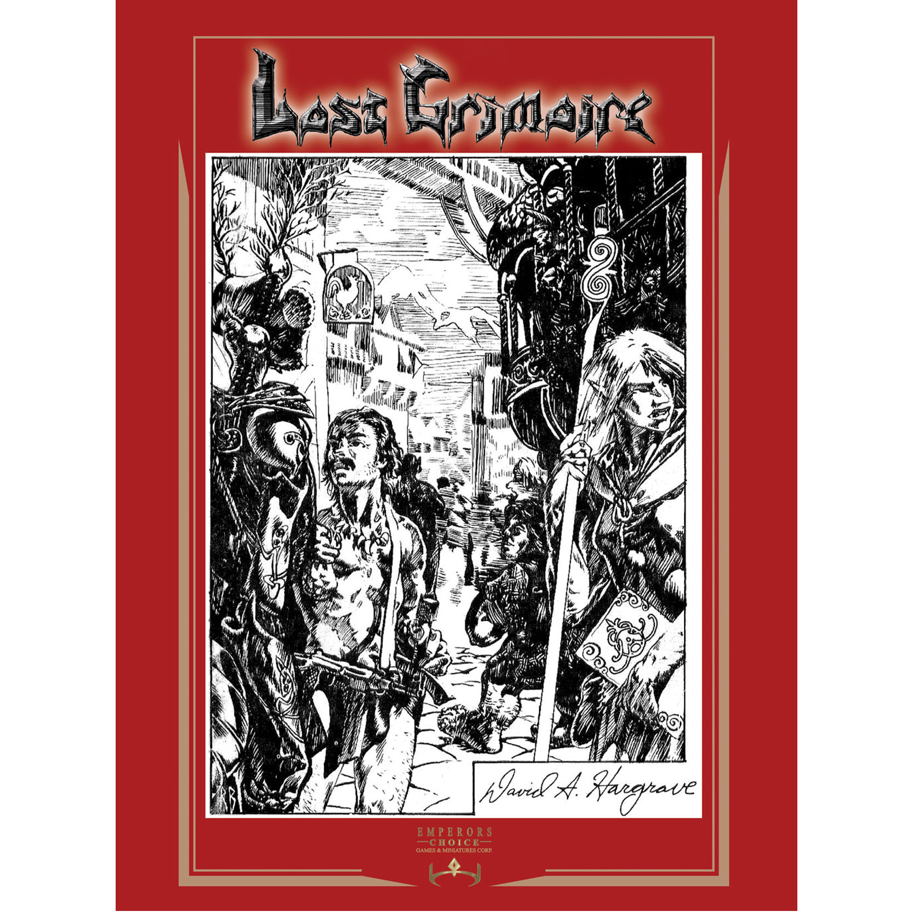 Arduin Grimoire 4 Lost Grimoire Cover 1800