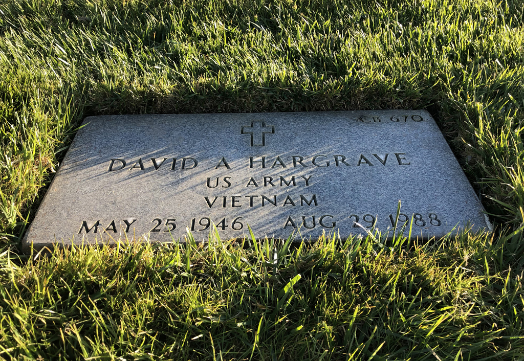Dave Hargrave: grave stone