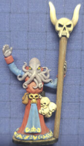 Priest Mage of Cthulhu with Staff of Power