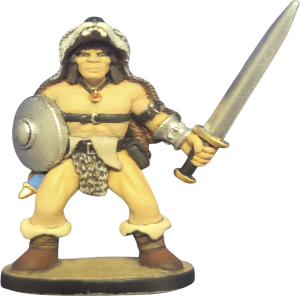 Barbarian Wolf Clan - Sword and Shield Left Handed