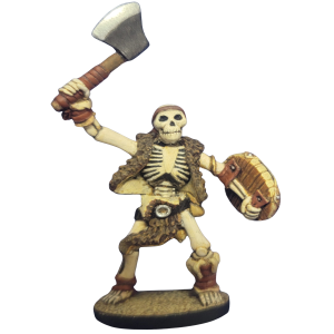 709 Skeleton of the North with Axe Shield Vest 1800