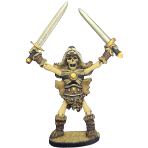 711 Skeleton of the North Wolf Clan Champion Two Swords 1800