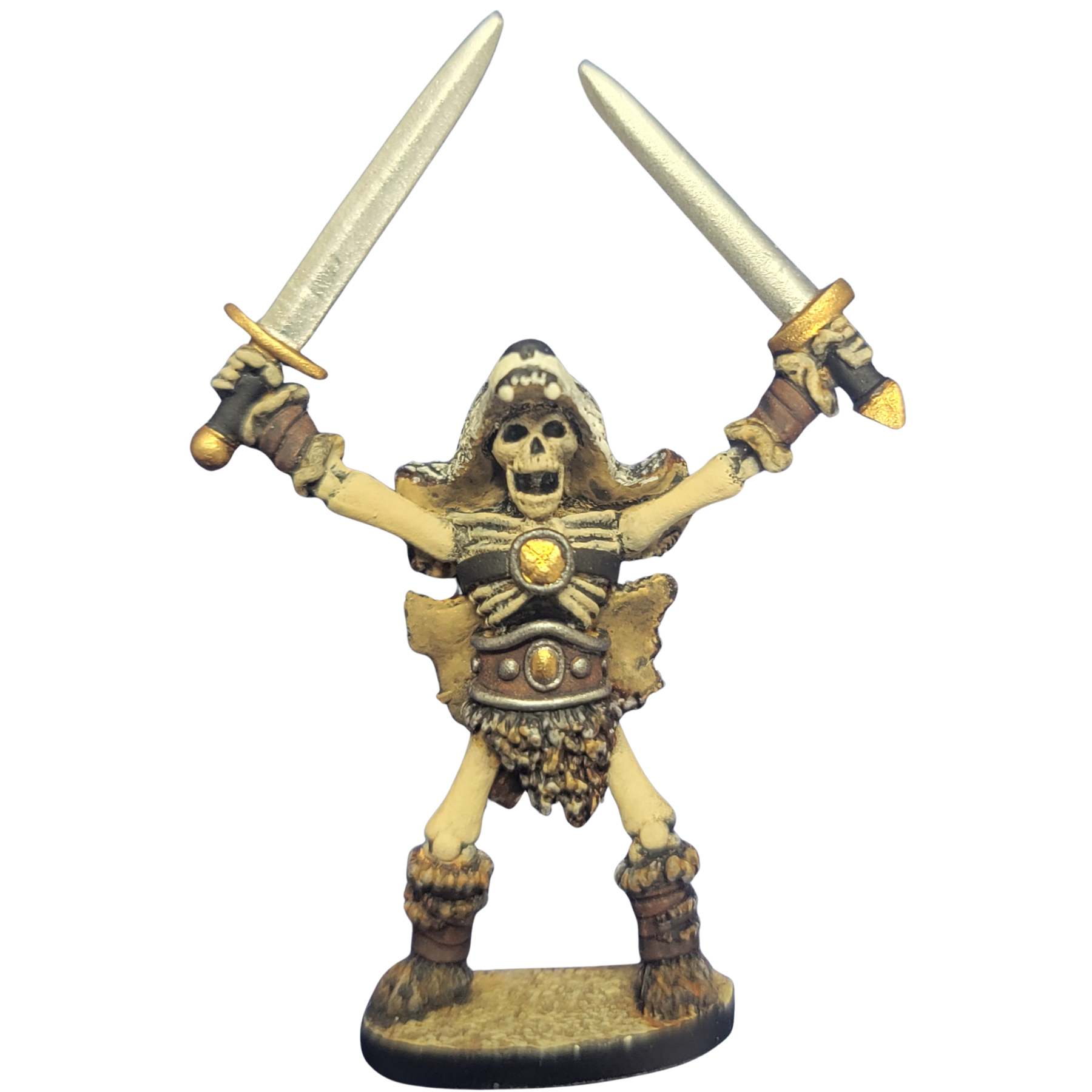 711 Skeleton of the North Wolf Clan Champion Two Swords 1800