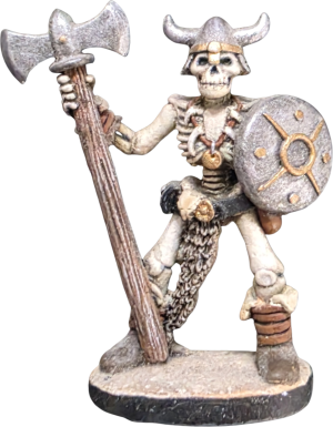 714 Skeleton with 2-Hand Axe