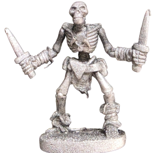 715 Skeleton of the North with Two Knives 1800