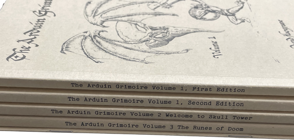 Harbinger book spines