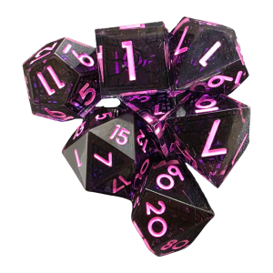 Pink Resin Dice (7) (BN-Rpink)