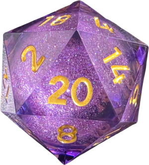LM-R018 35mm d20 Quicksand Purple