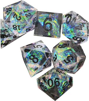 LM-R078 Clear Black Sparkle