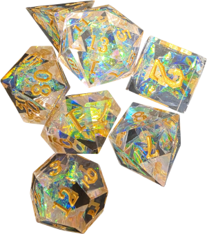 LM-R078 Clear Gold Sparkle