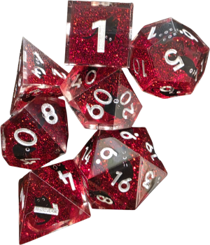 LM-R094 Red Glitter Cat Core