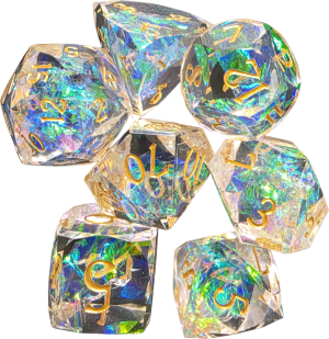 LM-R097 Sparkle Facet Clear