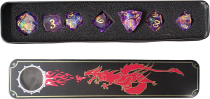 RS-011 Purple with candy wrapper gold numbers