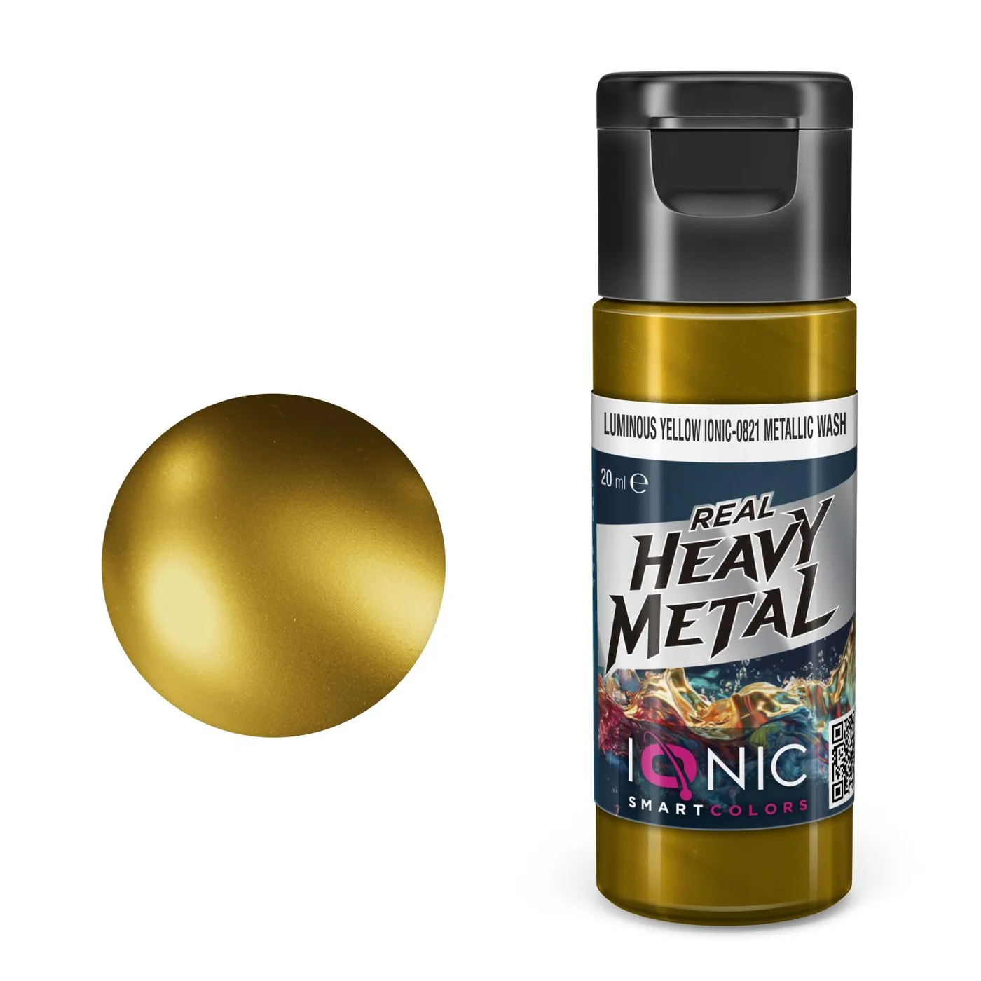 Luminous Yellow Metallic Wash IONIC-0821