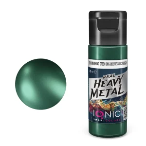 Shimmering Green Metallic Wash IONIC-0832